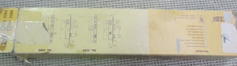 PORTÁLZÁR 25MM/3390 GÖRGŐS 40X40-BE ELZETT Outlet
