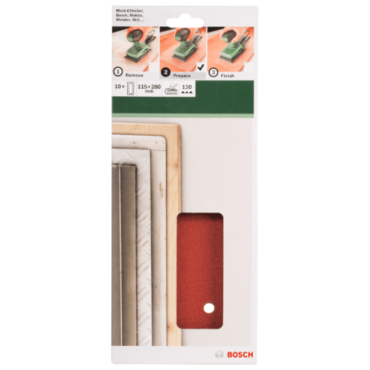CSISZOLÓLAP 10DB 115X280MM G:120 REZGŐCSISZOLÓHOZ