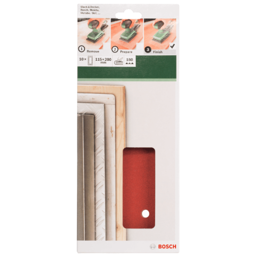 CSISZOLÓLAP 10DB 115X280MM G:180 REZGŐCSISZOLÓHOZ