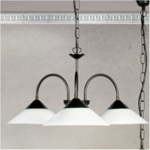 SUZY CSILLÁR,FEKETE, 3X60W, E27 FV-915 BV Outlet