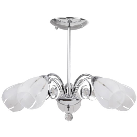 FAITH LUX FÜGGESZTÉK E14 5X40W KRÓM/CSÍKOS Outlet