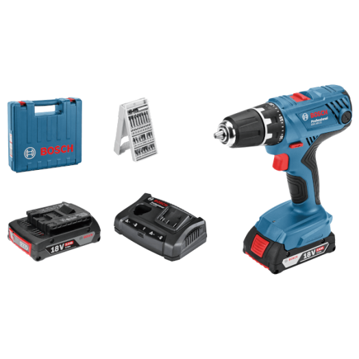 AKKUS FÚRÓ/CSAVAROZÓ 18V BOSCH KÉK GSR 18V-21