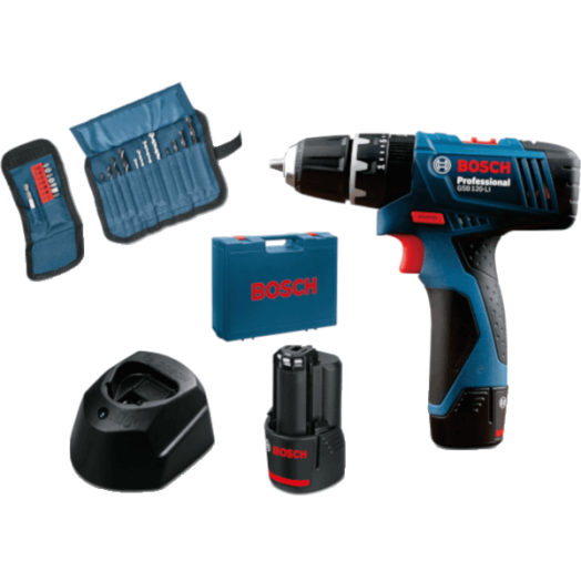 AKKUS ÜTVEFÚRÓ/CSAVAROZÓ 12V BOSCH KÉK GSB 120-LI