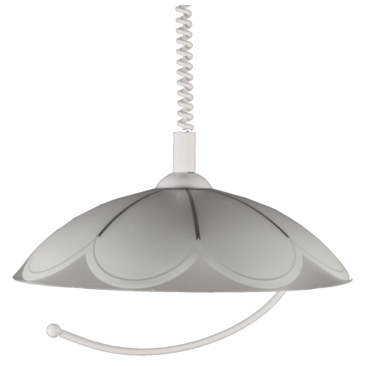 ERIKA FÜGGESZTÉK 1*100W FEHÉR VIRÁG MINTÁS ÁTMÉRŐ 40CM Outlet