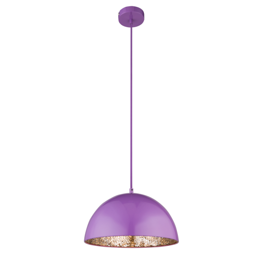 OKKO FÜGGESZTÉK 1*E27 60W 230V H: 121,5CM D: 30CM FÉM BURA LILA Outlet