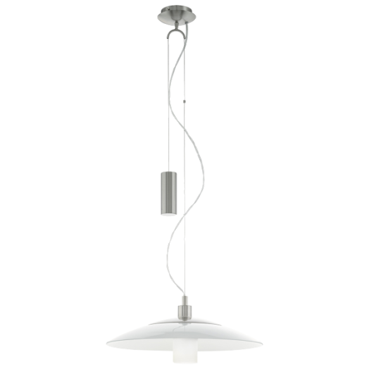 CABRAL FÜGGESZTÉK E27 1X60W D:49CM FÉM/ÜVEG FEHÉR Outlet
