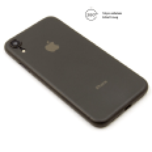 VIREO CV910BLK 0.4 JELLY 2 : iPhone XR fekete tok + üvegfólia szett
