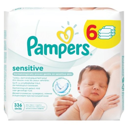 Pampers törlőkendő hatos kiszerelés