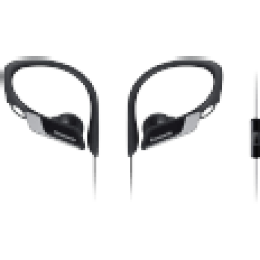 RP-HS35ME-K vízálló sport fülhallgató sportoláshoz , fekete