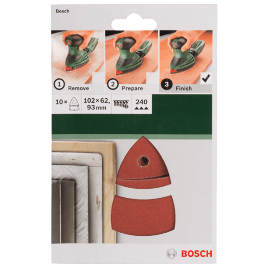 CSISZOLÓLAP 10DB 102X62/93MM G:240 MULTICSISZOLÓHOZ Outlet
