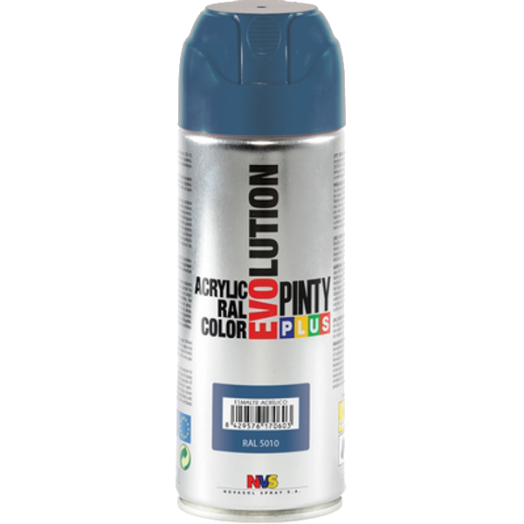 PINTY PLUS EVOLUTION AKRIL SPRAY 200ML RAL 5010 KÖZÉPKÉK