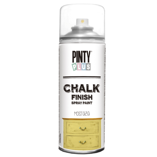 PINTY PLUS CHALK KRÉTA FESTÉK SPRAY 400ML CK801 MUSTÁR SÁRGA