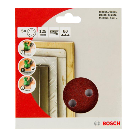 EXCENTER CSISZOLÓPAPÍR 125MM G80 TÉPŐZÁRAS *UTÓD:319438* Outlet