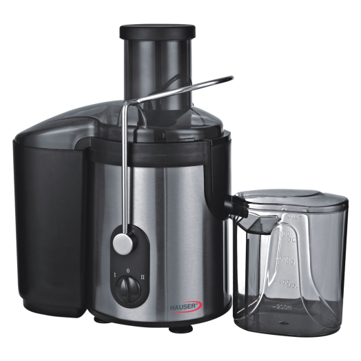 GYÜMÖLCSCENTRIFUGA JES-565, 500W 0,8L+1,5L , ROZSDAMT. ACÉL, 2 SEB Outlet