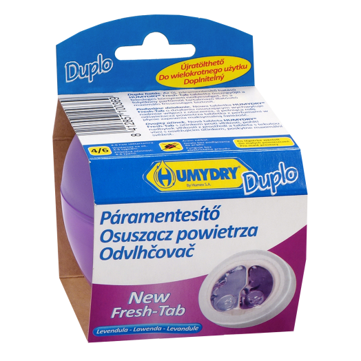 HUMYDRY DUPLO PÁRAMENTESÍTŐ 75G LEVENDULA KÉSZÜLÉK Outlet