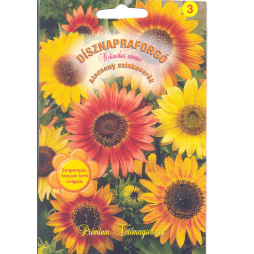 PRÉMIUM HELIANTHUS SZÍNKEVERÉK PRÉMIUM VETŐMAG 3