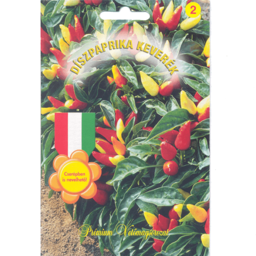 PRÉMIUM DÍSZPAPRIKA MIX PRÉMIUM VETŐMAG 2