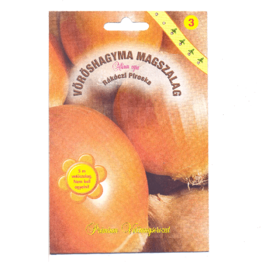 PRÉMIUM VÖRÖSHAGYMA MAGSZALAG PRÉMIUM VETŐMAG