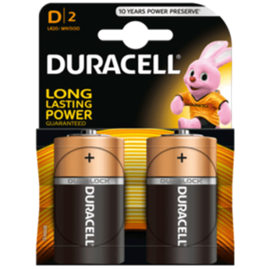 DURACELL BSC 2 DB D (GÓLIÁT) ELEM DL 5000394076730