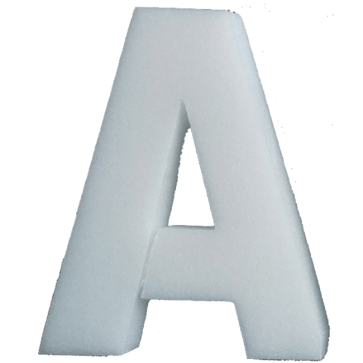 POLISZTIROL BETŰ ˝A˝ 12CM