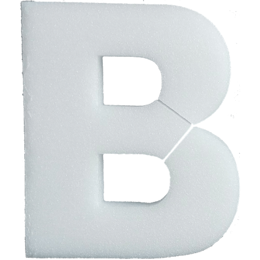 POLISZTIROL BETŰ ˝B˝ 12CM