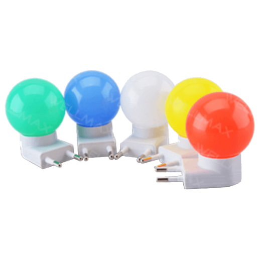 LED ÉJJELI IRÁNYFÉNY 0,5W PIROS 4,5*8,6CM 220-240V 50HZ