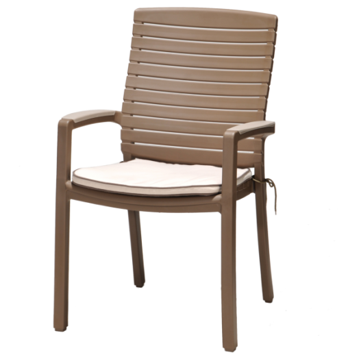 CLASSICA SZÉK 60,6X57,6CM MŰANYAG KARFÁVAL TAUPE Outlet