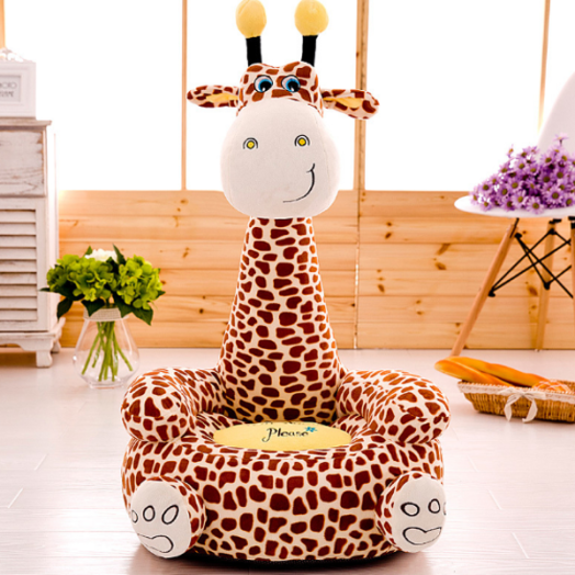 PLÜSS FOTEL ZSIRÁF 40X80X45CM Outlet