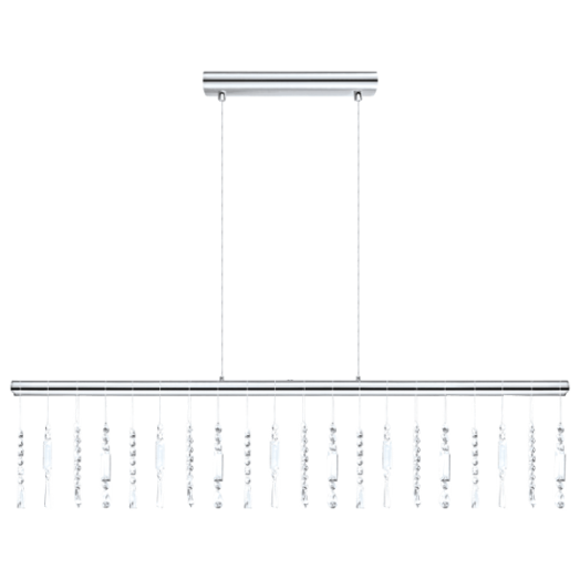 TERROS LED FÜGGESZTÉK 18W IP20 3000K 1300LM KRÓM/KRISTÁLY Outlet
