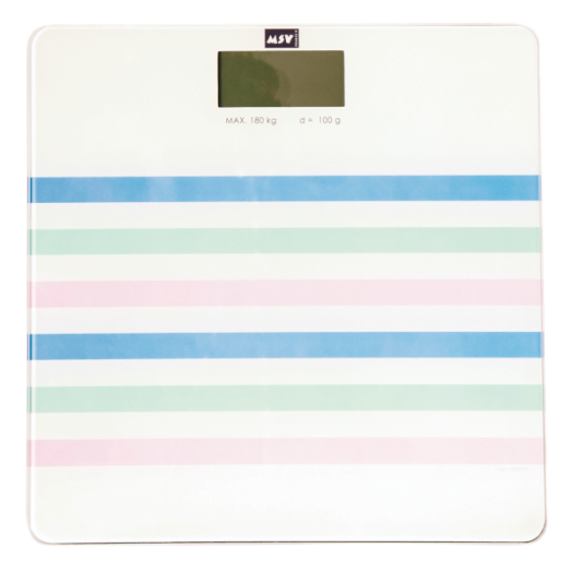 DEAUVILLE DIGITÁLIS SZEMÉLYMÉRLEG ÜVEG,MAX.180KG,29X1,5X29CM,SZÍNES