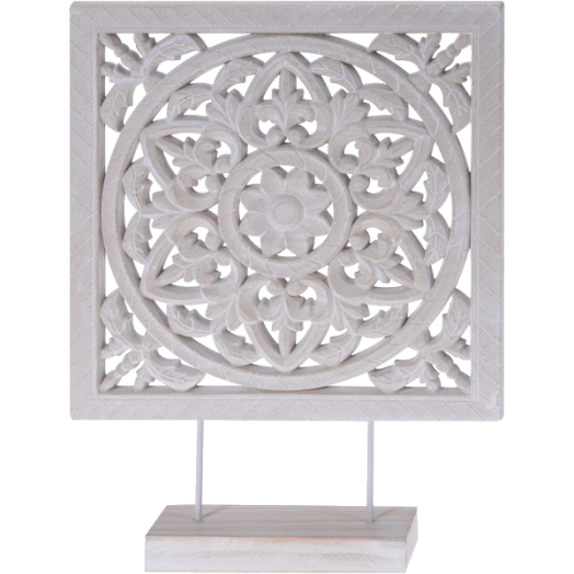ÁLLÓ DEKOR WHITE ORIENTAL 30X6X40 CM