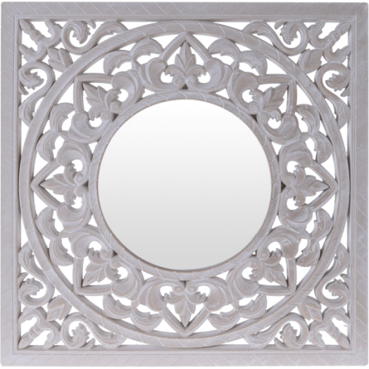 TÜKRÖS DEKOR 50X50CM WHITE ORIENTAL