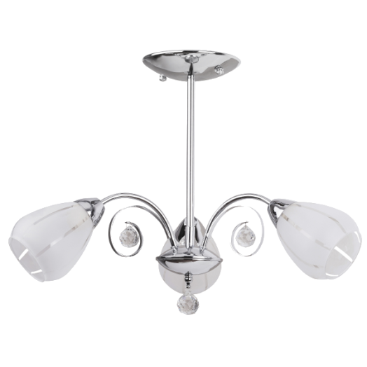 FAITH LUX FÜGGESZTÉK E14 3X40W KRÓM/CSÍKOS Outlet