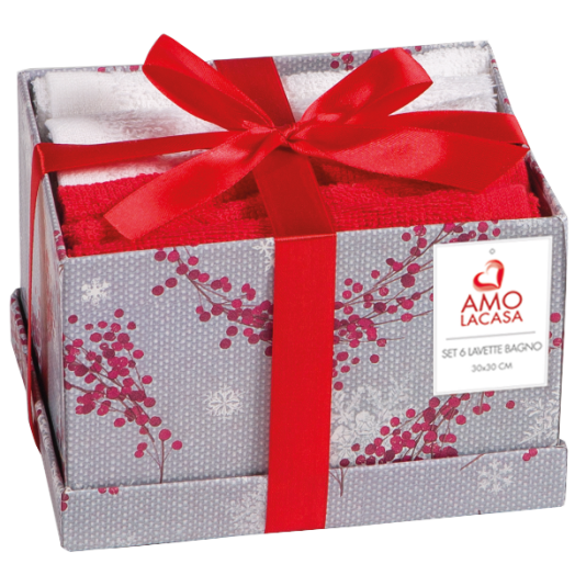 NATALE FROZEN TÖRÖLKÖZŐ SZETT 6DB 30X30CM, AMO LA CASA Outlet