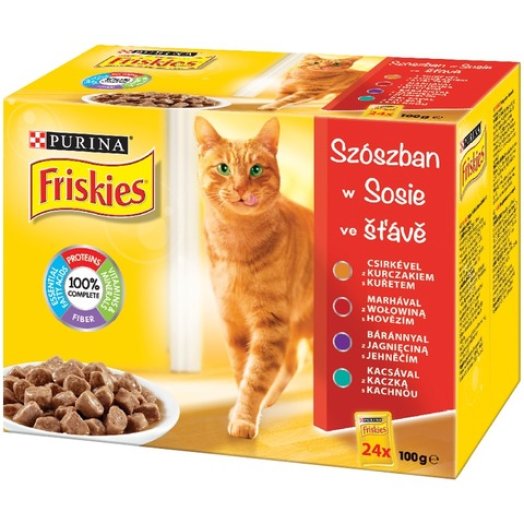 Friskies alutasakos macskaeledel multipack