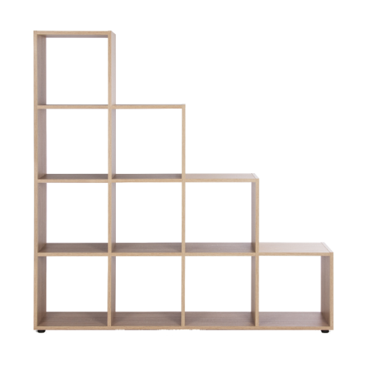BERGAMO2 LÉPCSŐS POLC 10 REKESZ 155X156X33CM SONOMA TÖLGY Outlet