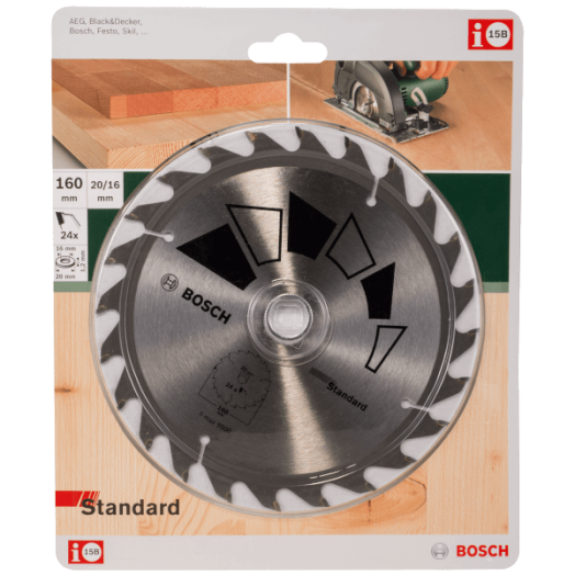 KÖRFŰRÉSZLAP D:160MM STANDARD
