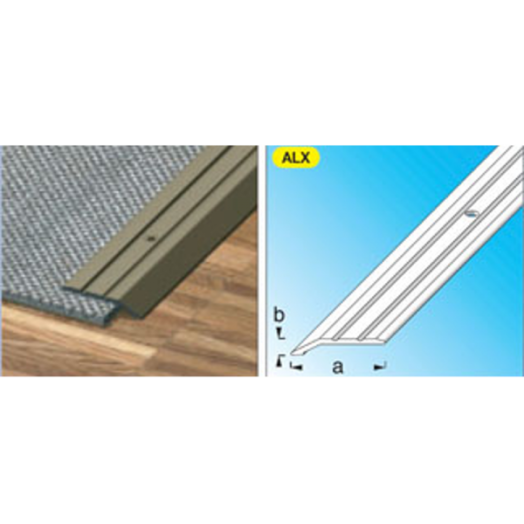 ZÁRÓPROFIL FERDE RÉZELOXÁLT         30X5 2M ALUMÍNIUM CSAVAROZHATÓ