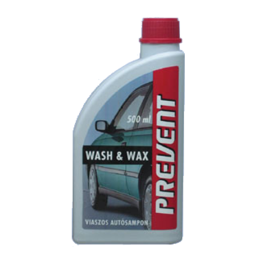 AUTÓSAMPON 500ML, VIASZOS           WASH&amp;WAX, PREVENT