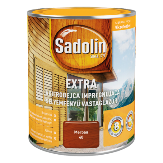 SADOLIN EXTRA VASTAGLAZÚR 0,75L FEHÉR