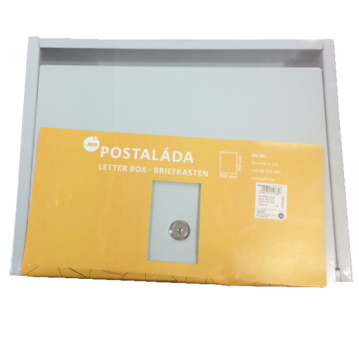 POSTALÁDA 35X27CM                   FEKVŐ, ZÁRAS, SZÜRKE