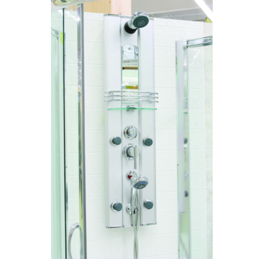 PALMA ZUHANYPANEL ALU HATÁSÚ 26X105X7CM