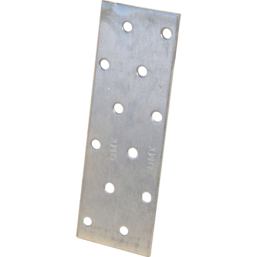 ÖSSZEKÖTŐ LEMEZ 40X120/2MM, PERF.   HORGANYZOTT