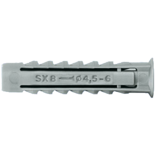 NYLON-DÜBEL KAMPÓVAL, ARANY, 2DB (SX6) (RHR63K)
