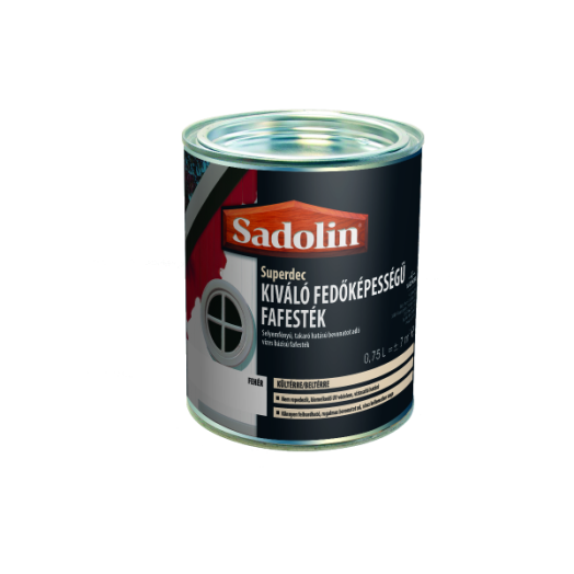 SADOLIN SUPERDEC FAVÉDŐ FESTÉK      FEHÉR 0,75 L