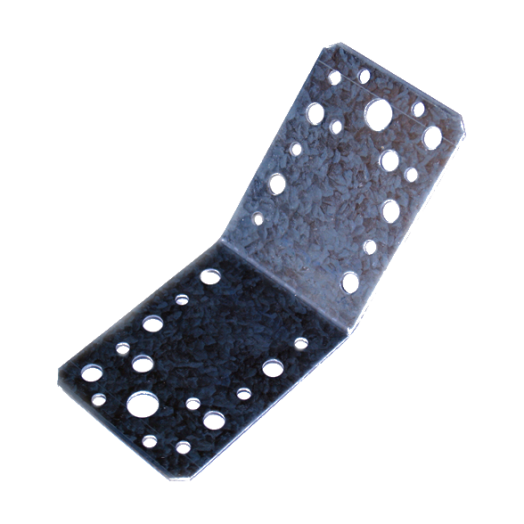 ÖSSZEKÖTŐ SZEGLEMEZ 90X90X65        HORGANYZOTT (135)