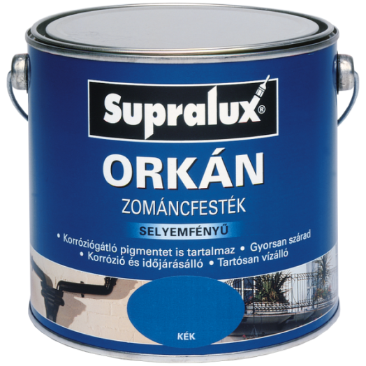 SUPRALUX ORKÁN ZOMÁNCFESTÉK 0,75 L SÖTÉTBARNA,SELYEMFÉNYŰ, OLDÓSZERES