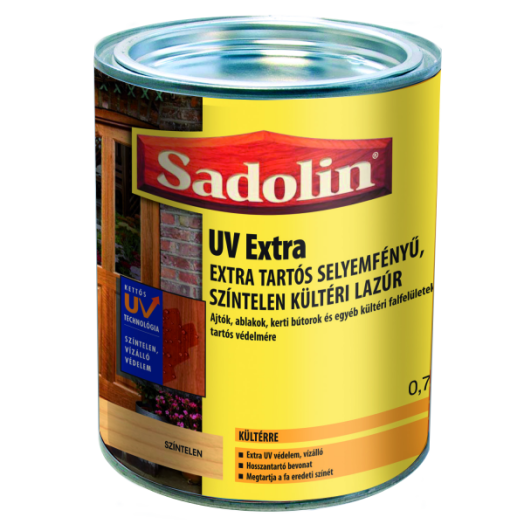 SADOLIN UV EXTRA KÜLTÉRI LAZÚR      0,75L SZÍNTELEN OLDÓSZERES