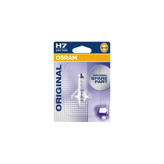 FÉNYSZÓRÓ STANDARD IZZÓ H7, 24V/70W TEHERGÉPKOCSI, OSRAM