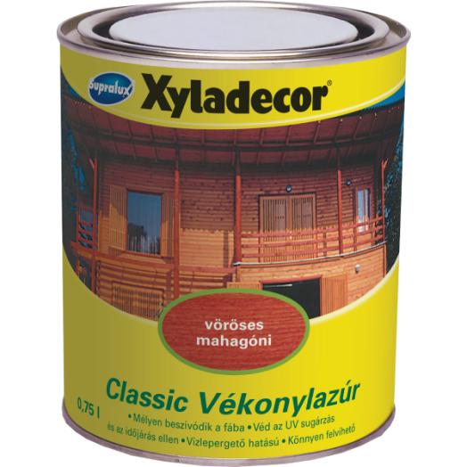 S.XYLADECOR CLASSIC VÉKONYLAZÚR     0,75L SZÍNTELEN OLDÓSZERES